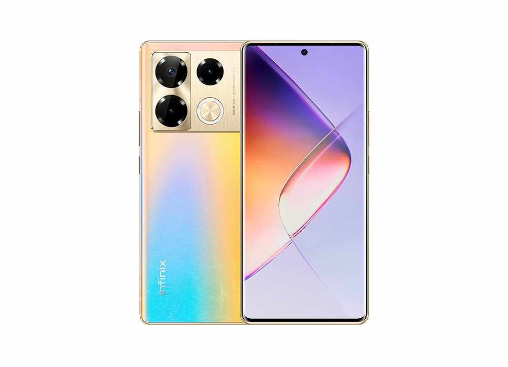 Смартфон Infinix NOTE 40 Pro X6850 256+8 Gb, Android 14, 6.78", 2K QHD, AMOLEDTitan Gold