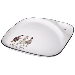 ТАРЕЛКА ОБЕДЕННАЯ LEFARD "FAMILY FARM" 2 СЕКЦИИ 26*2,5 СМ (КОР=12ШТ.)