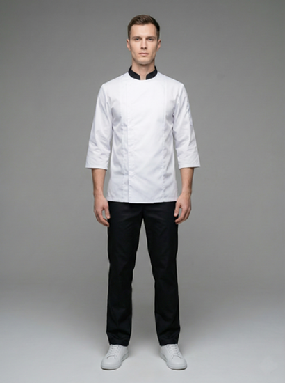 Костюм повара мужской "Универсал",рукав 3/4, облегченная ткань, NVDesign