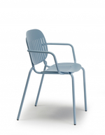 Кресло металлическое Scab Design Si-Si Barcode, голубой