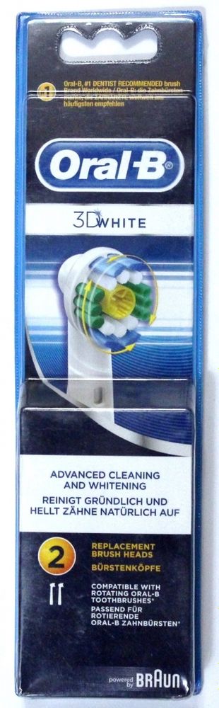 Oral-B сменные насадки 3D White 2шт