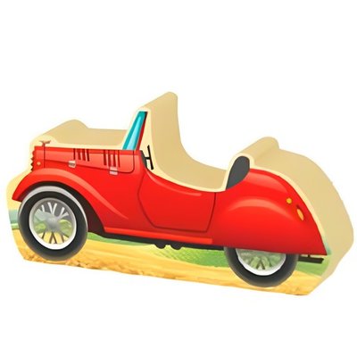 Мягкий игровой модуль "Машинка"