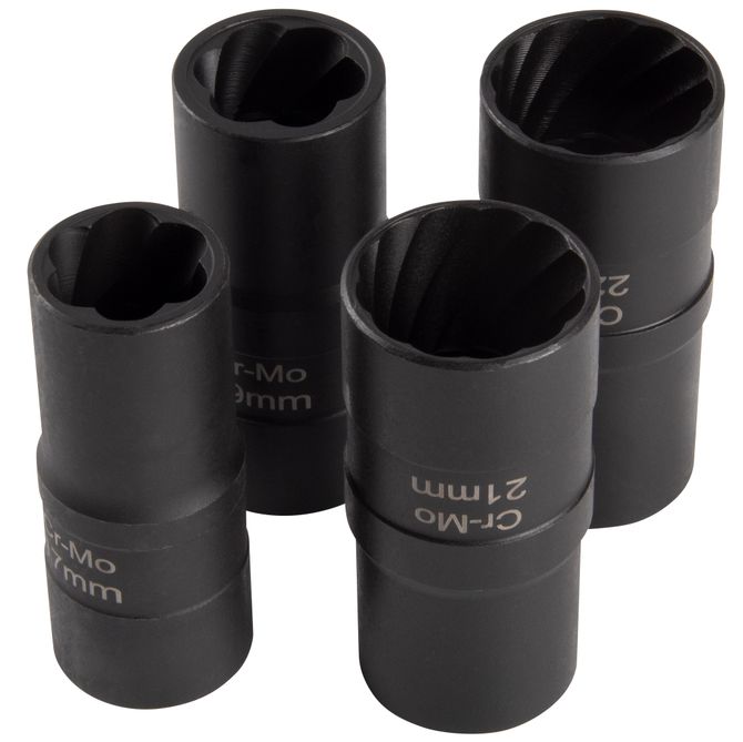 AFFIX (AF00640180C) Набор ударных глубоких шестигранных головок 1/2", 15-24 мм, 18 предметов, кейс