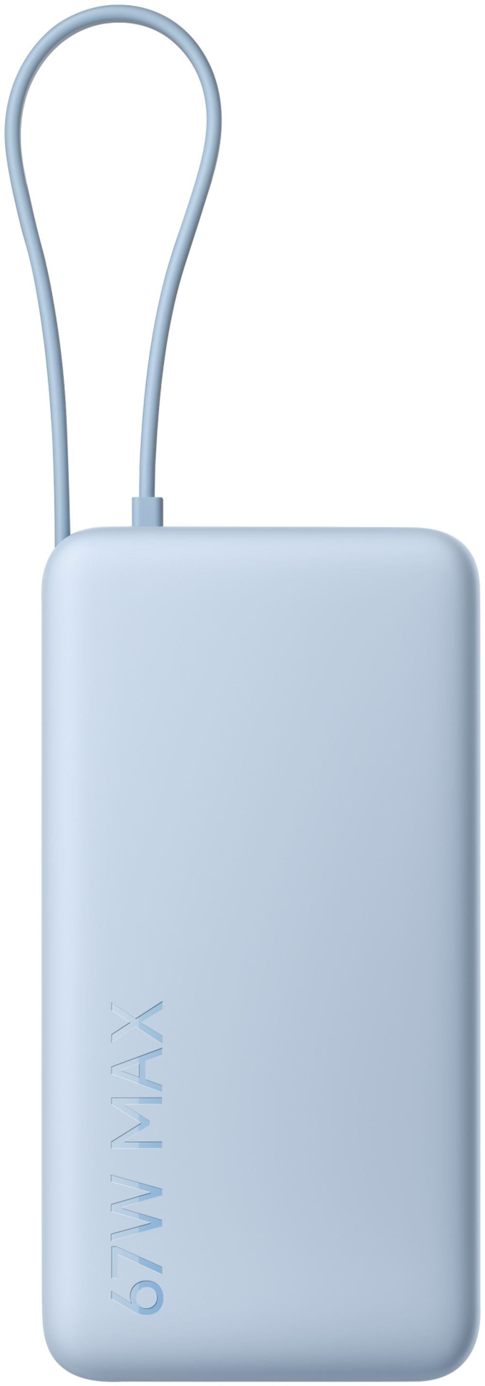 Внешний аккумулятор Xiaomi (Integrated Cable) Ice Blue 10000 мАч 67 Вт голубой