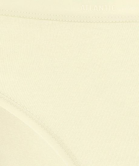 Женские трусы бикини (3шт) Atlantic 3LP-195, экрю + темно-синий + голубой