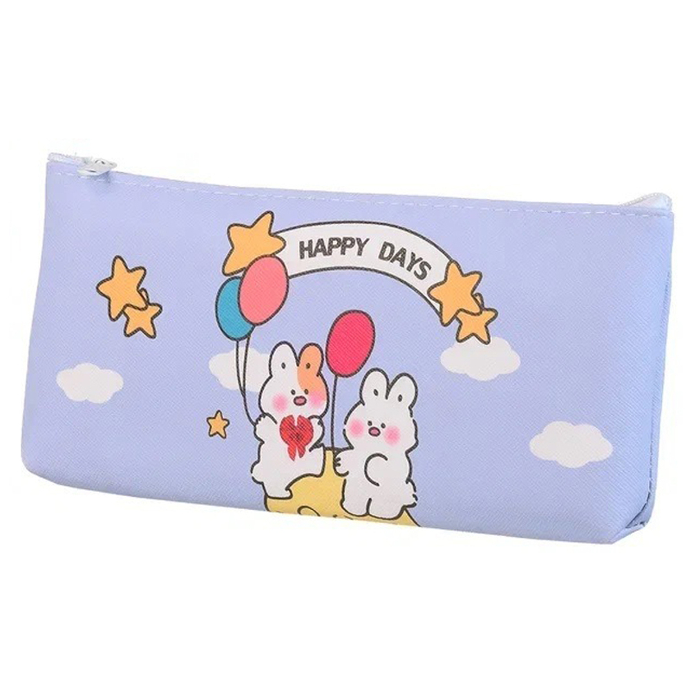 Пенал-косметичка Basir без наполнения, 20*9*5 см, серия "День зайцев", ассорти