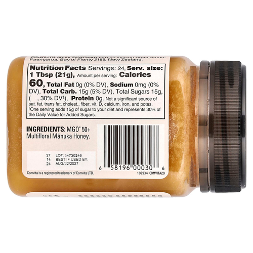 Comvita, Разноцветный мед манука, MGO 50+, 500 г (17,6 унции)