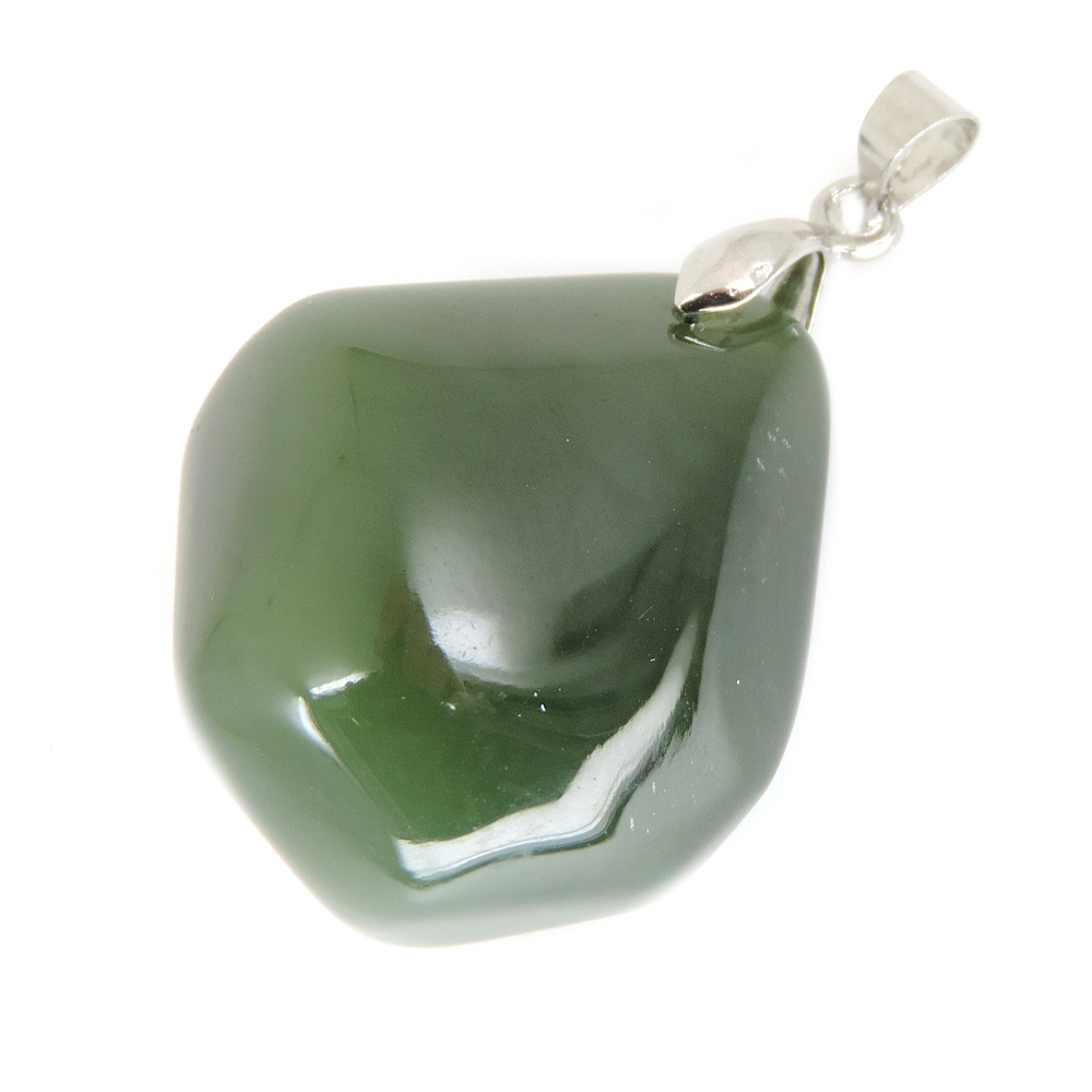 Кулон нефрит "кошачий глаз" асс.