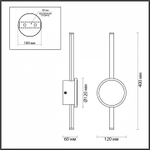 Бра Odeon Light Stilo 4256/12WL