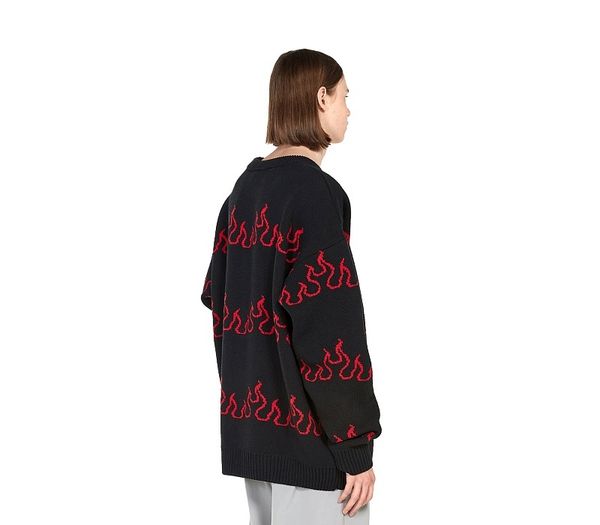 Свитер Flame черный - фото 4