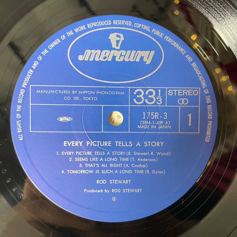 Винтажная виниловая пластинка LP Rod Stewart Every Picture Tells A Story (Japan 1979) (No Obi) Maggie May