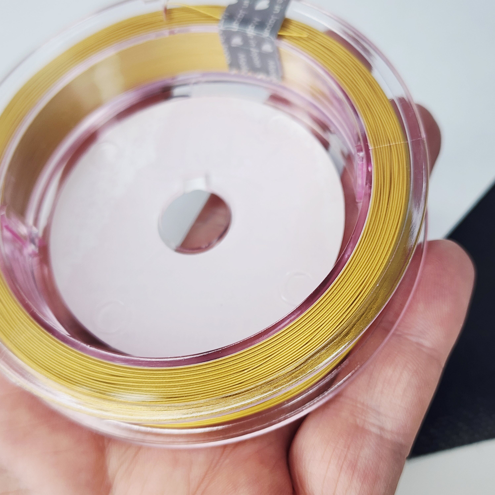 Ювелирный тросик, ланка, SakuLux, цвет золото (M.GOLD), 0.4мм, цена за 1 метр