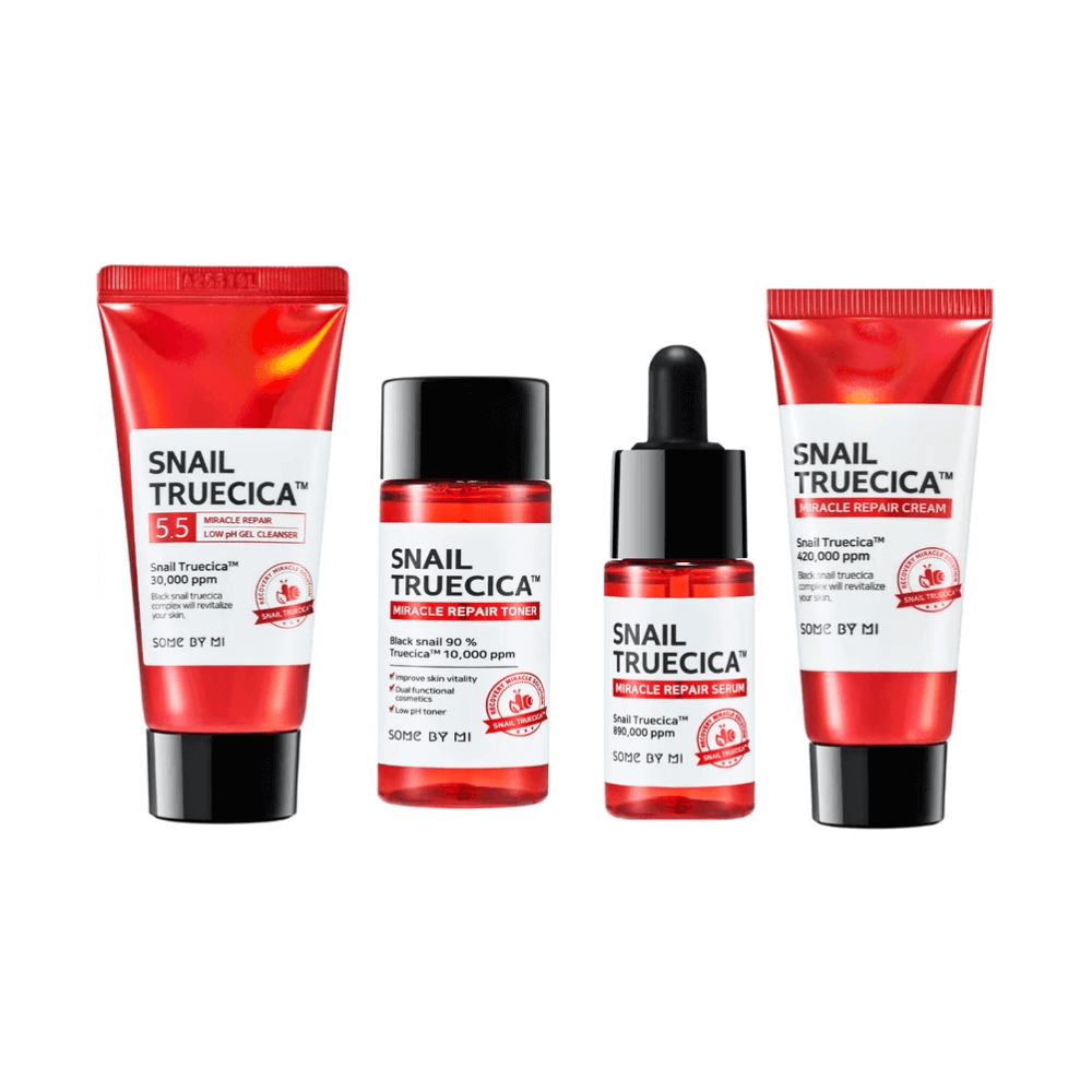 Набор миниатюр с муцином улитки Some By Mi Snail Truecica Miracle Repair Starter Kit