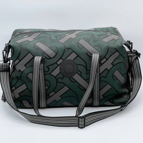 Сумка дорожная Burberry Travel green/grey