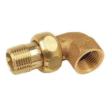 Сгон угловой с коническим уплотнением Sanha PURAFIT 3/4" ВР/НР бронзовый, серия 3098 (1309834)