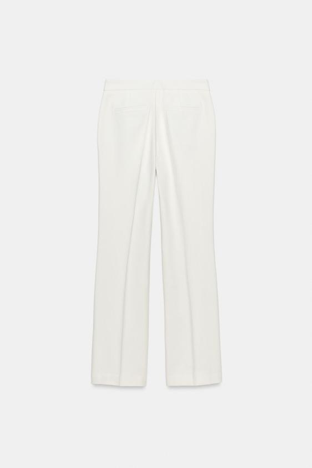 ZARA ПРЯМЫЕ БРЮКИ С НИЗКОЙ ПОСАДКОЙ, ЭКРЮ