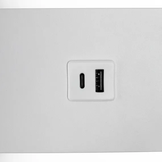 CL704470 Декарт Белый Св-к Настенный с USB