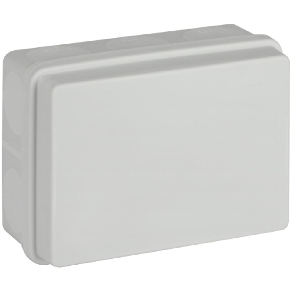 Распаячная коробка ЭРА KOR-150-110-70-11g-2MP двухкомпонентная HF стойкая к УФ 150х110х70мм серая прямой монтаж IP67