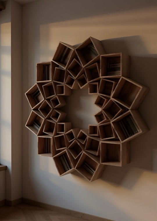 Стеллаж "Лотос" 3 ряда