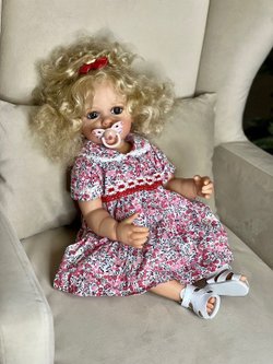 Кукла Реборн виниловая 55см в пакете (FA-169)