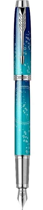 Перьевая ручка Parker IM Royal SE The Last Frontier Deep Sea CT, перо: F, цвет чернил: blue, в подарочной упаковке.