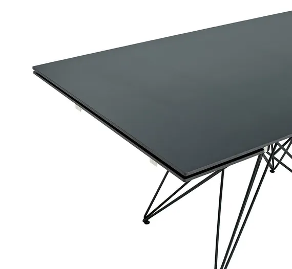 Стол раздвижной Everest 160-220х90 см, черный камень