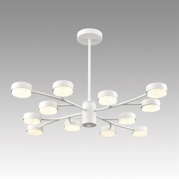 8265/12 COMFI LN26 233 металл, белый Люстра GX53 LED 12*7W 220V TORINA