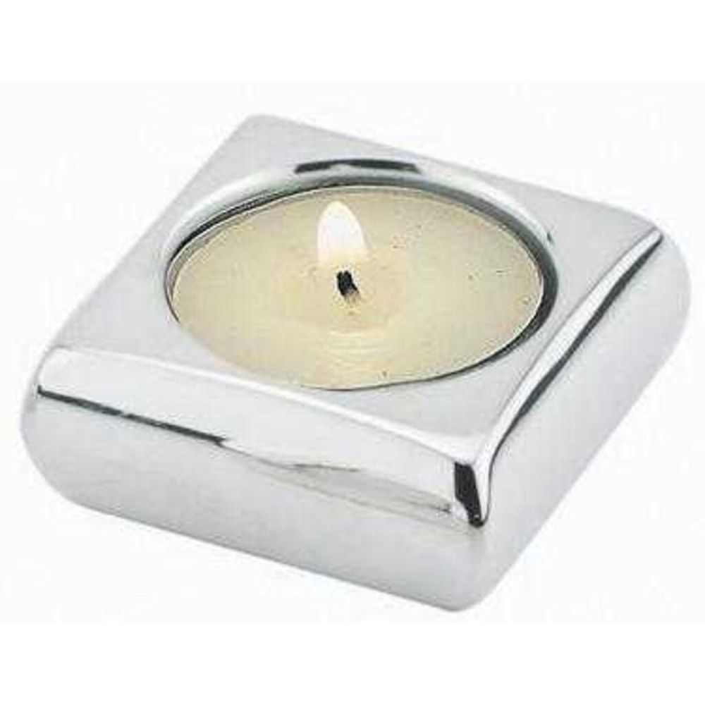 Подсвечник для чайной свечи 5,5*5,5 см h2 см квадратный P.L. - REG