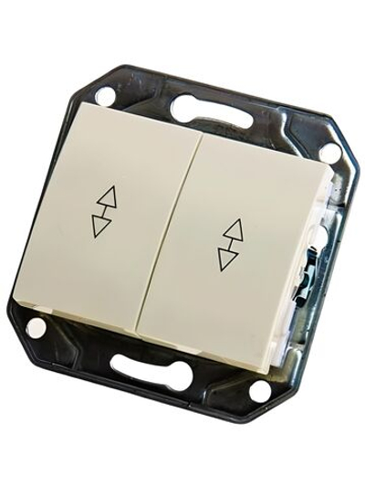 Переключатель 2-кл ProfiTec Corsa бежевый