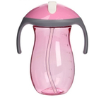 2825368 Поильник с трубкой, 270 мл, от 9 мес., цвет розовый