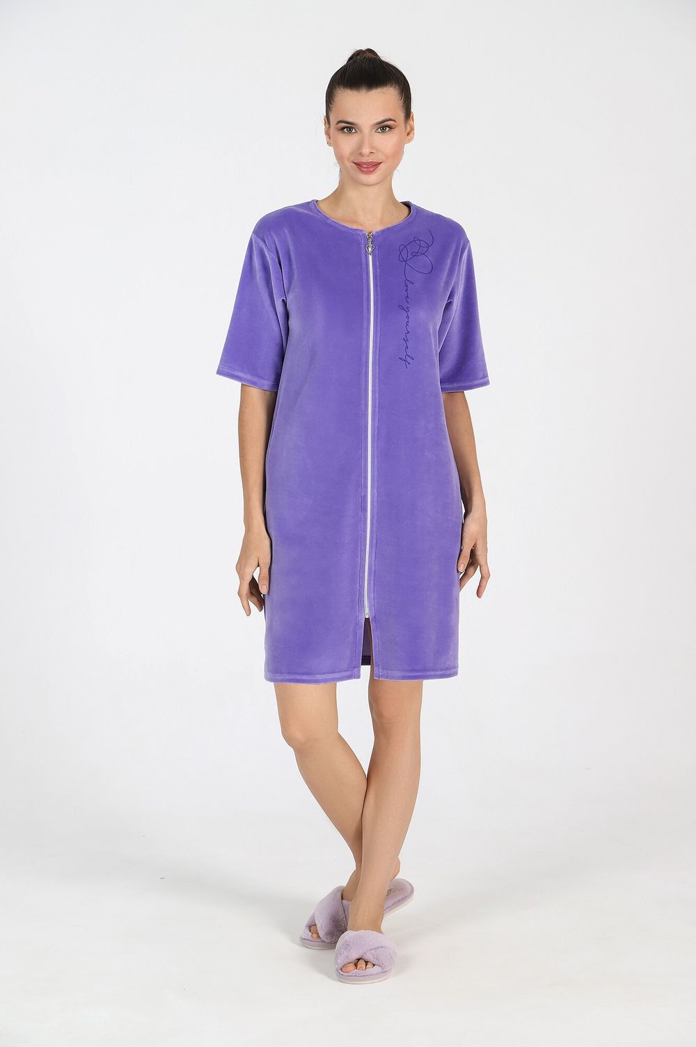 Халат Афина Виотекс ЛИЛОВЫЙ