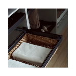 Выдвижная корзина из ПВХ "ротанг" Unihopper, Moka