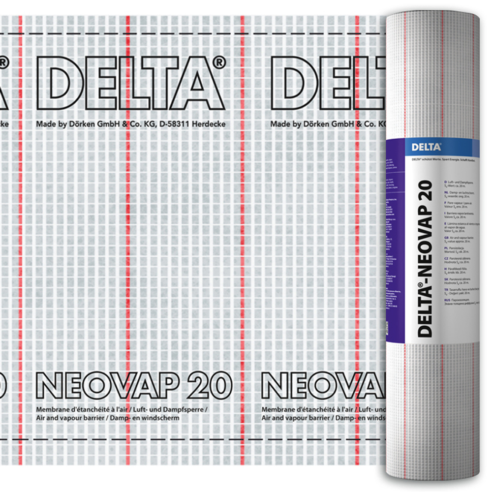 DELTA-NEOVAP 20 армированная пароизоляционная плёнка (1,5х50м), шт