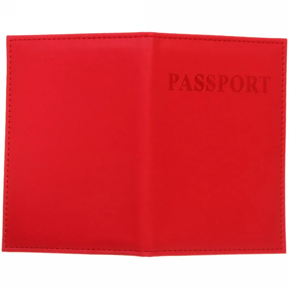 Обложка на паспорт «Классика», цвет красный