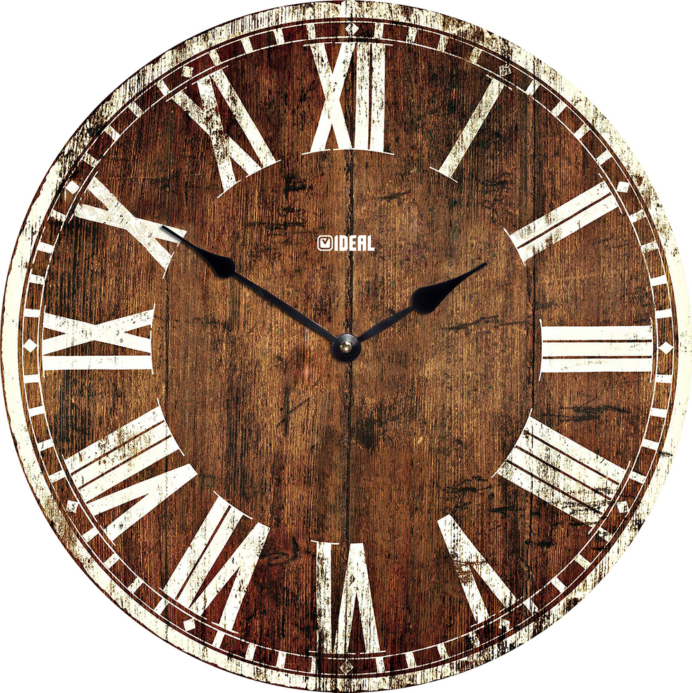 Настенные часы Идеал большие Ретро 324 из МДФ 42 см Декор для дома, подарок