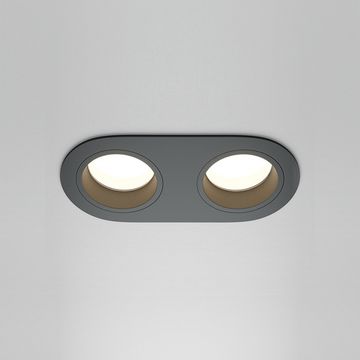 Встраиваемый точечный светильник 2*GU10 DL126-02-GU10-B черный Share Maytoni