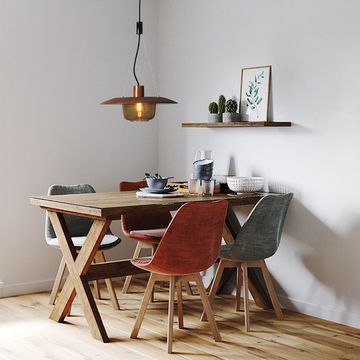 Светильник-подвес в скандинавском эко-стиле с теплым или холодным светом ROSIN