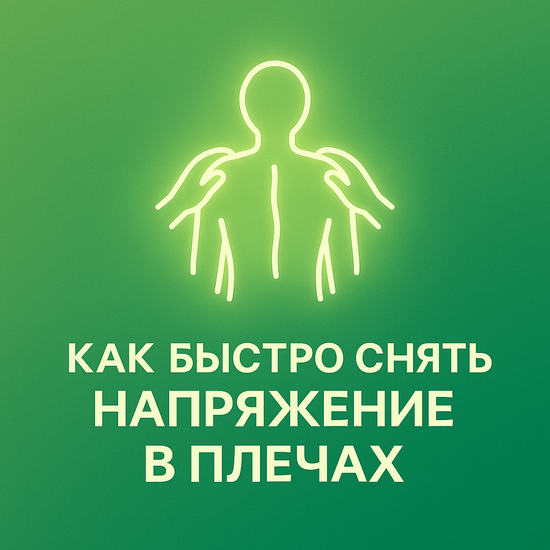 Как быстро снять напряжение в плечах