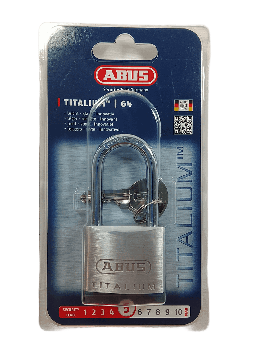 Навесной замок ABUS 64TI/40HB40 B/DFNLI