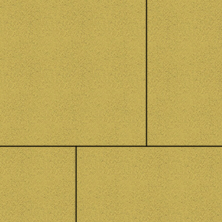 Тротуарная плитка КВАДРАТ 600х600 мм - Стандарт Желтый