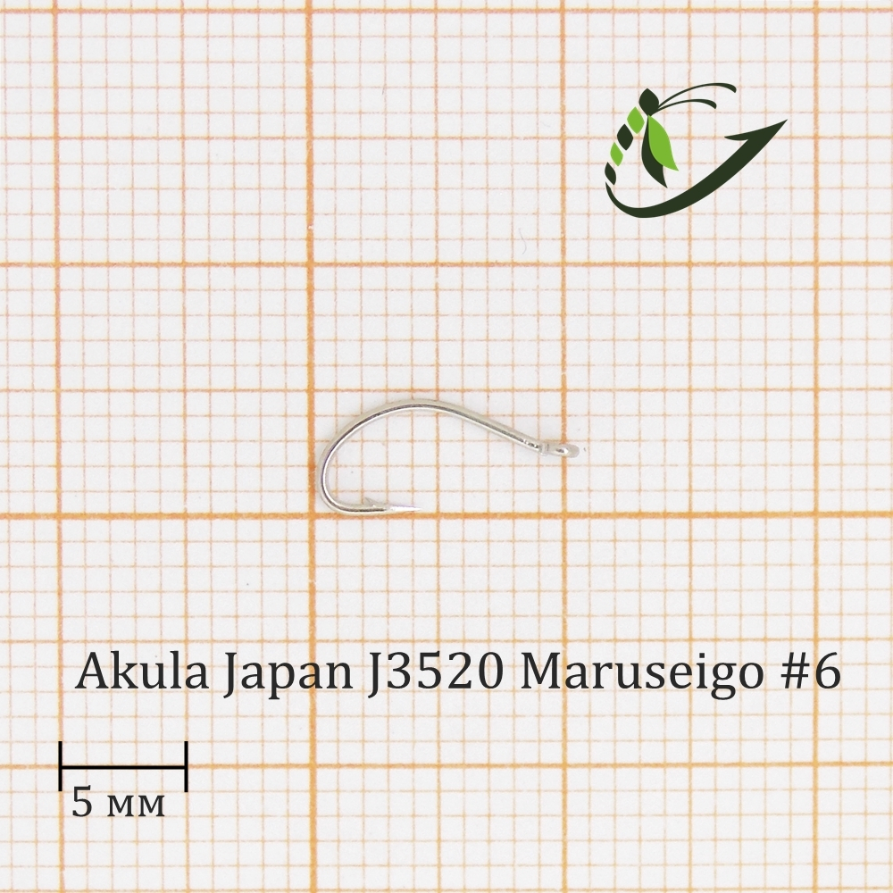 Крючок Akula Japan J3520 (Maruseigo) 1000 шт