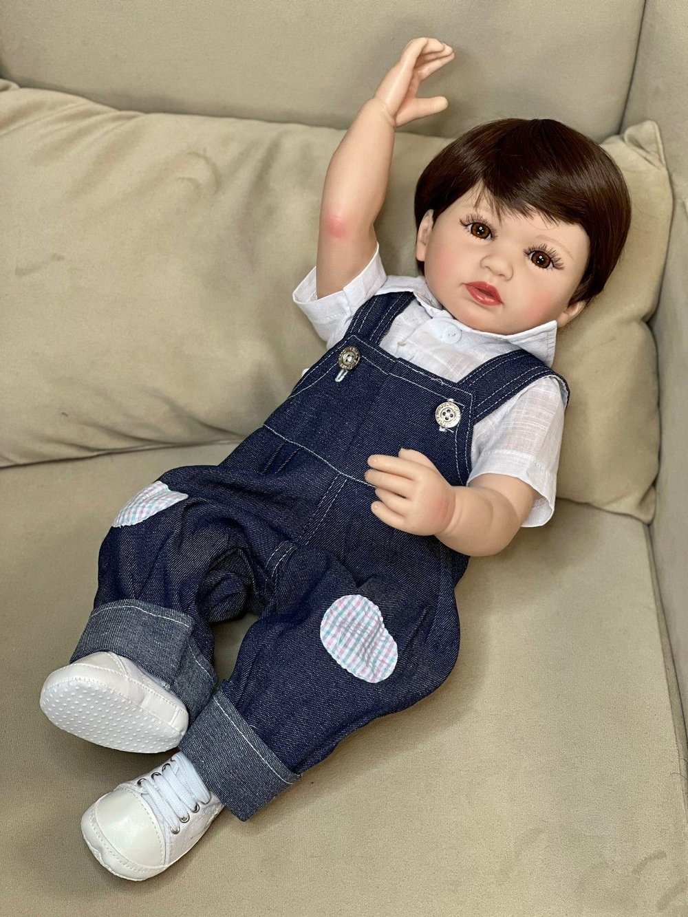 Кукла Реборн виниловая 55см в пакете (FA-327)