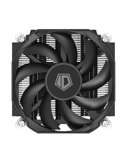 ID-COOLING IS-28i BLACK LGA1851/1700/1200/115X низкопрофильный высота 28mm (48шт/кор, TDP 65W, PWM, 2 тепл.трубки, медная база, FAN 92mm) BOX
