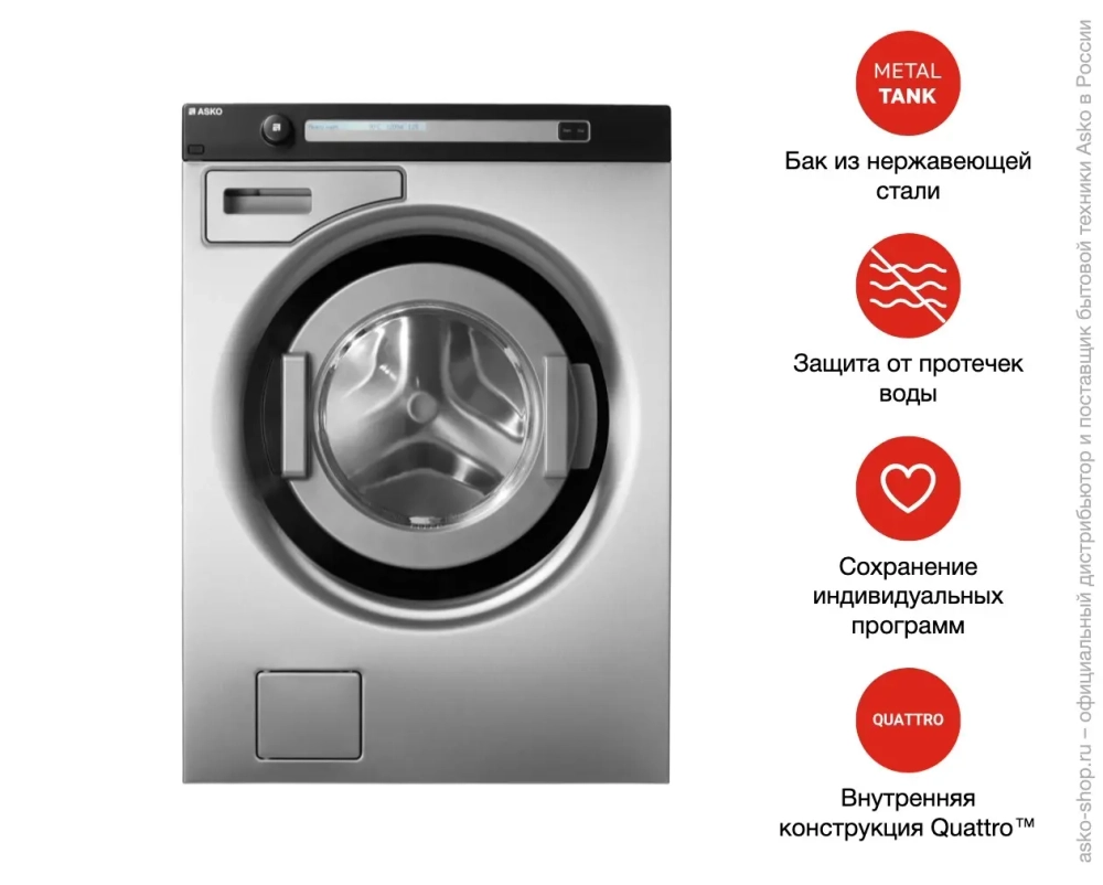 Профессиональная стиральная машина Asko WMC64 P фото 5