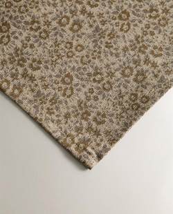 ZARA HOME САЛФЕТКИ С ЦВЕТОЧНЫМ ПРИНТОМ ( 2 ШТ.), КОРИЧНЕВЫЙ