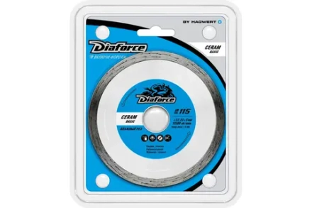Диск алмазный CERAM BASIC 115х22,23х5x1,8 мм влажный рез DIAFORCE 513115
