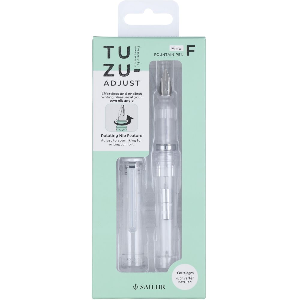 Ручка перьевая Sailor Tuzu Crystal White Steel Nib B (12-0463-601) 3