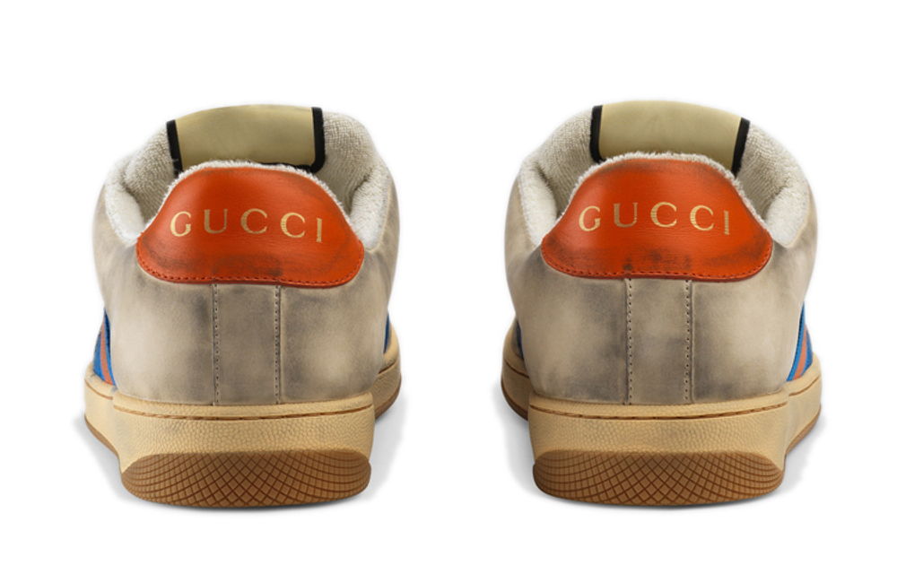 Gucci Screener Leather Sneaker Gg