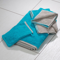 Элитное полотенце махровое Instyle 494 бирюзовое от Cawo Германия