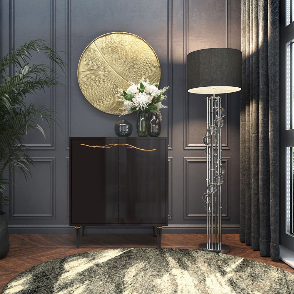 Комод Арт Колор Классик Голд с 2 полками Терпкий коричневый